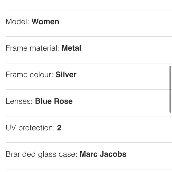 Marc Jacobs sunglasses (unworn) - Picture 4 of 4